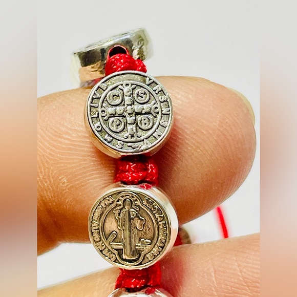 Beautiful Set 2Pc Set unisex bracelets San Benito, protection, blessing handmade - Picture 17 of 17